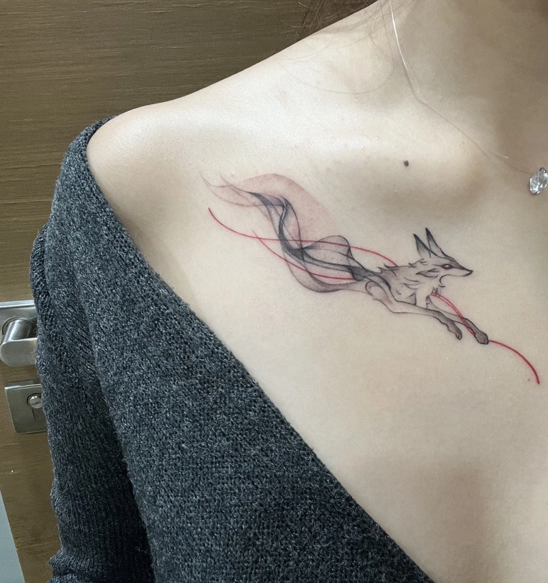 Ảnh hình xăm con cáo đẹp độc đáo không trùng lặp