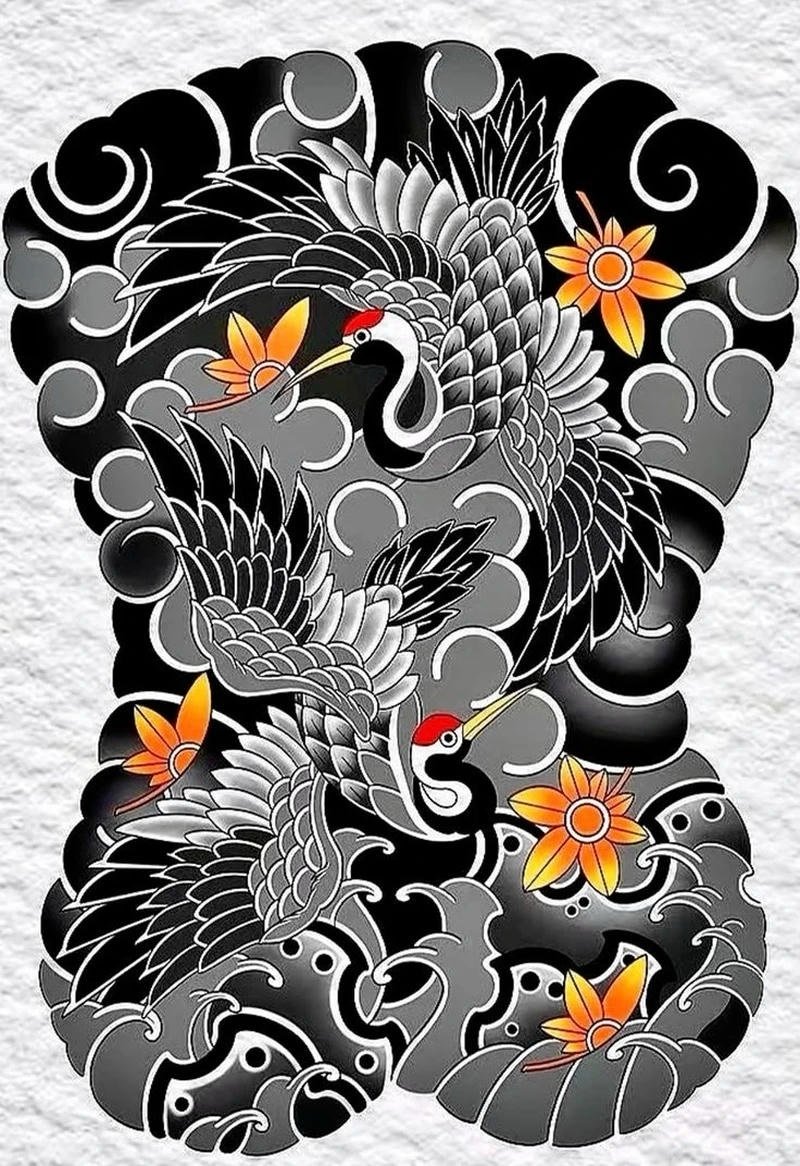 Ảnh hình xăm nhật cổ đẹp với họa tiết samurai cổ điển