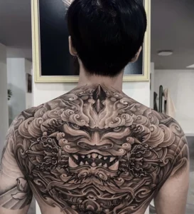 Ảnh xăm full lưng đẹp cho nam sắc nét