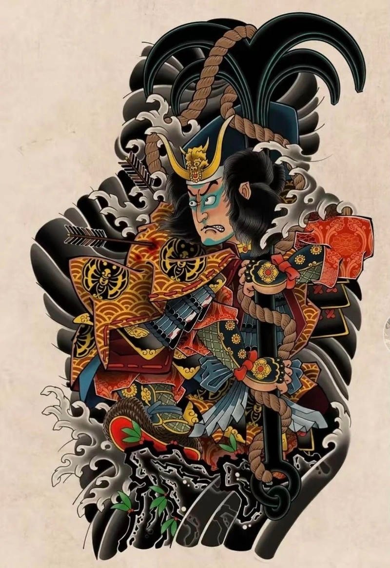 Chi tiết rồng Nhật thể hiện rõ trong tattoo yakuza