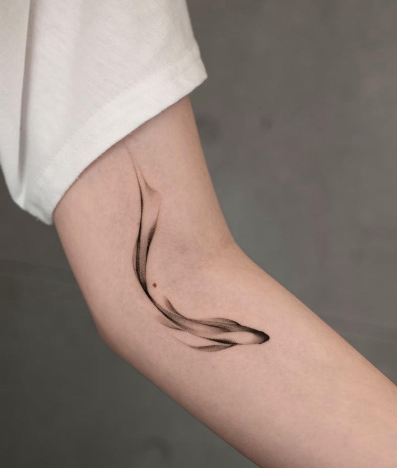 Hình ảnh tattoo cá chép ý nghĩa phong thủy sâu sắc