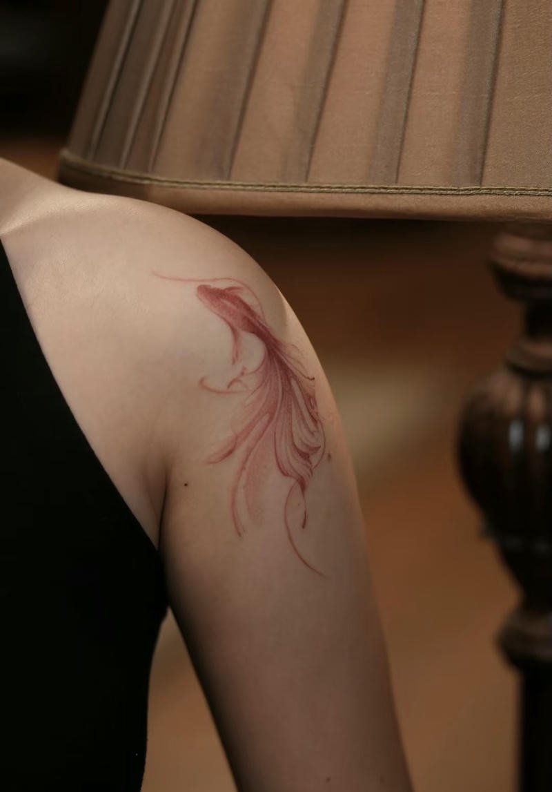 Hình xăm cá chép cổ điển đậm chất truyền thống