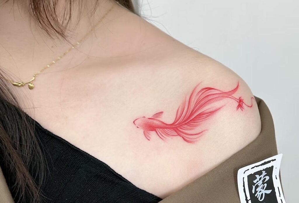 Hình xăm cá chép thumbnail