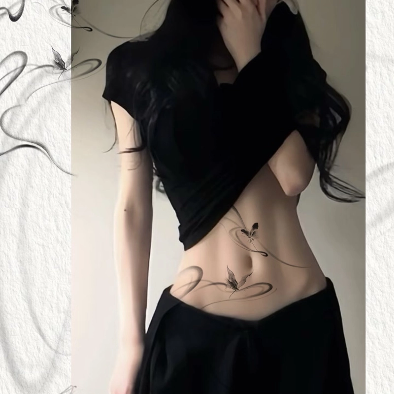 Mẫu hình xăm bụng nữ mini xinh phù hợp giới trẻ