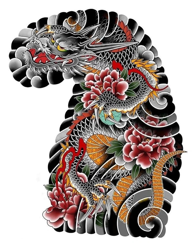 Sưu tầm hình xăm yakuza cổ đẹp cho thiết kế cá nhân