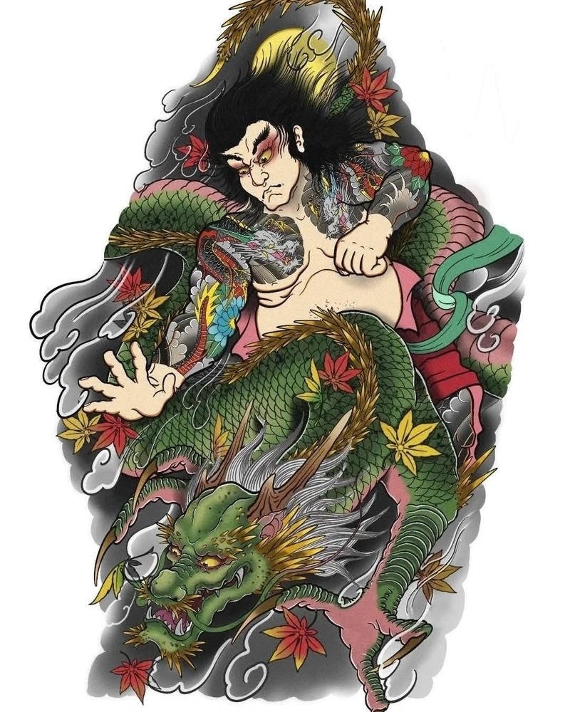 Sưu tập hình xăm mini nhật yakuza nhỏ gọn cá tính