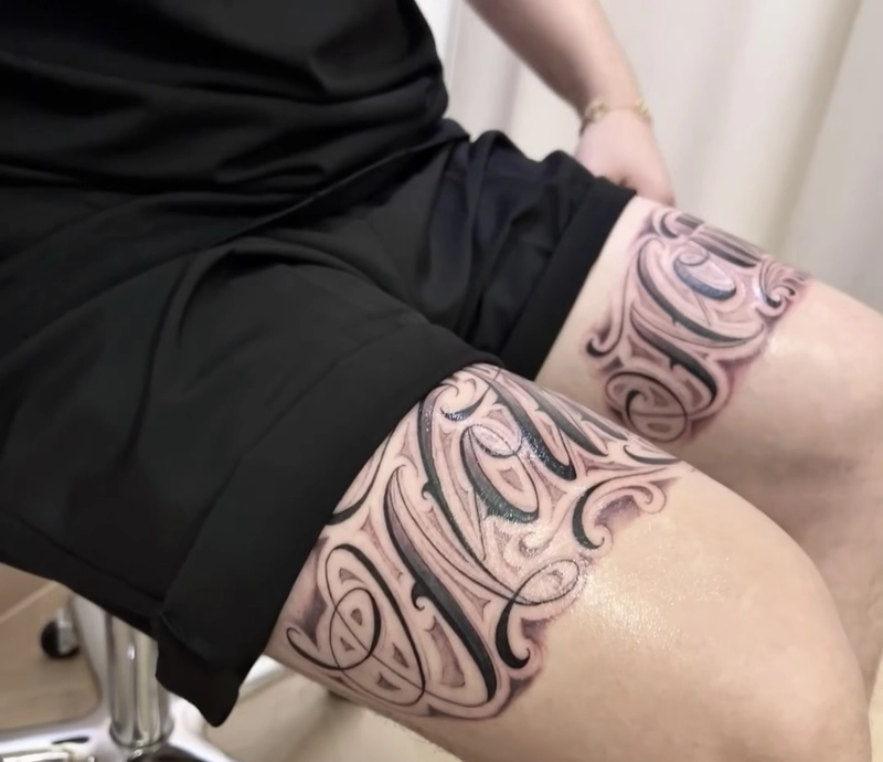 Thiết kế độc đáo phù hợp hình xăm đùi nam