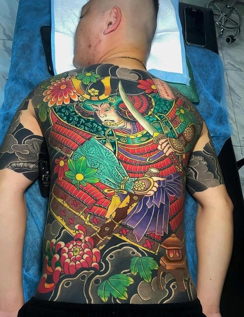 Thiết kế rồng Nhật trong tattoo yakuza đầy uy lực
