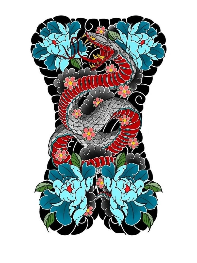 Ý nghĩa rắn thần trong hình xăm yakuza truyền thống