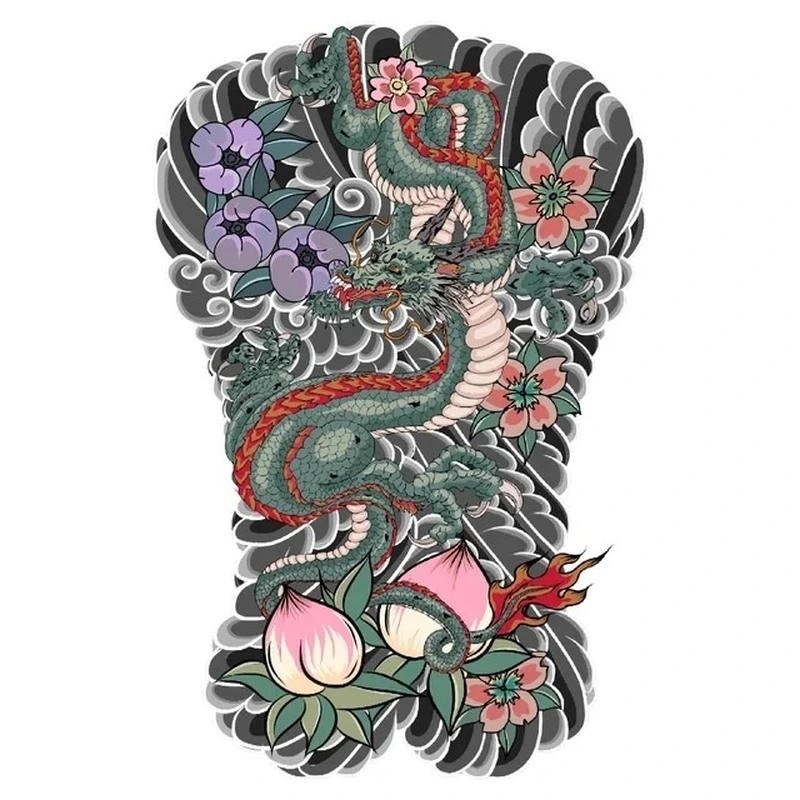 Ý nghĩa rồng xanh trong hình xăm nhật cổ truyền thống