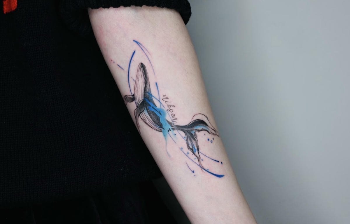 hình xăm cá voi thumbnail