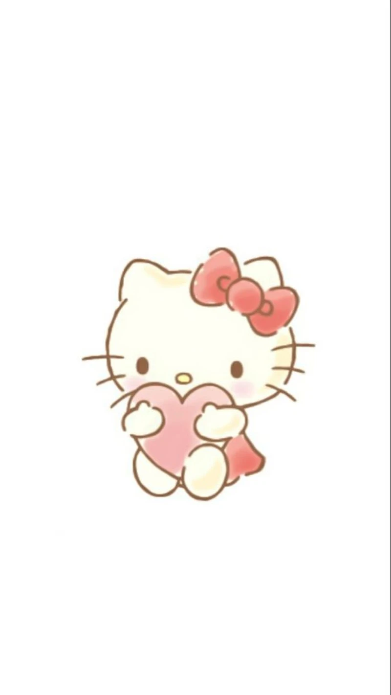 Ảnh hình xăm mèo Hello Kitty mini phong cách nữ tính nhẹ nhàng