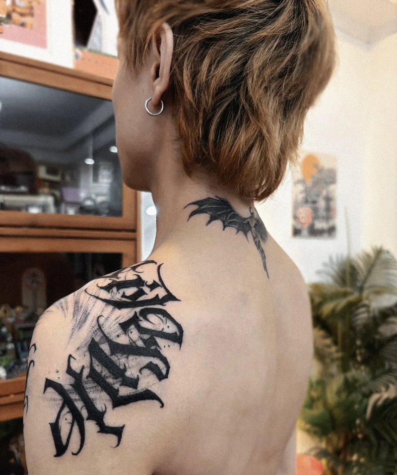 Hình ảnh đẹp về mẫu xăm trên vai