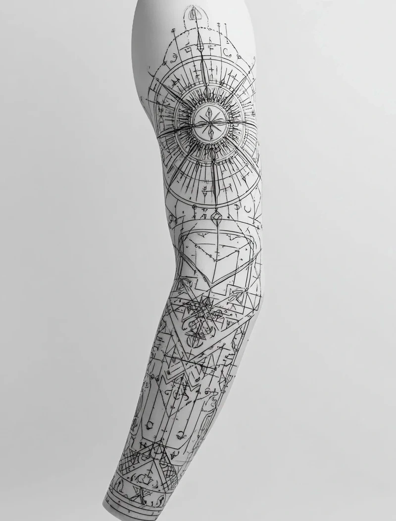 Phong cách tattoo nhật cổ đen trắng dành cho nam đầy cá tính