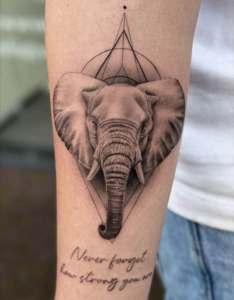 Tattoo con voi phối với chữ cực đẹp
