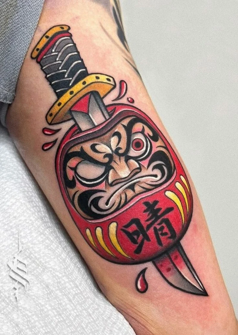 Thiết kế daruma kết hợp sóng nhật bản cực kỳ nổi bật
