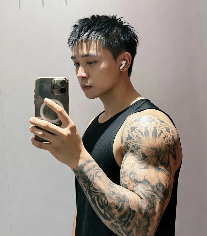 Thiết kế hiện đại cho hình xăm tay nam