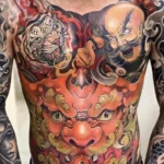 hình xăm full bụng nam thumbnail