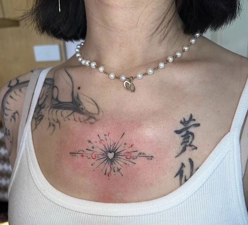 mẫu ảnh tattoo trái tim nhỏ xinh