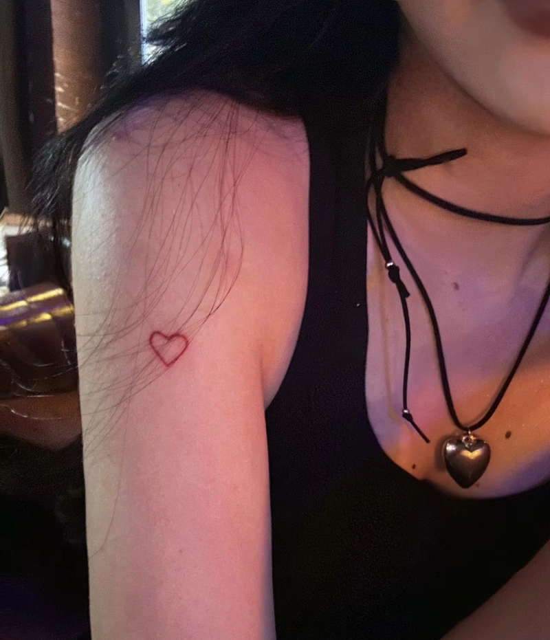 tattoo trái tim nhỏ đơn giản nhất