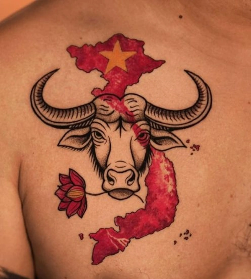 Gợi ý tattoo bản đồ Việt Nam cho người trẻ