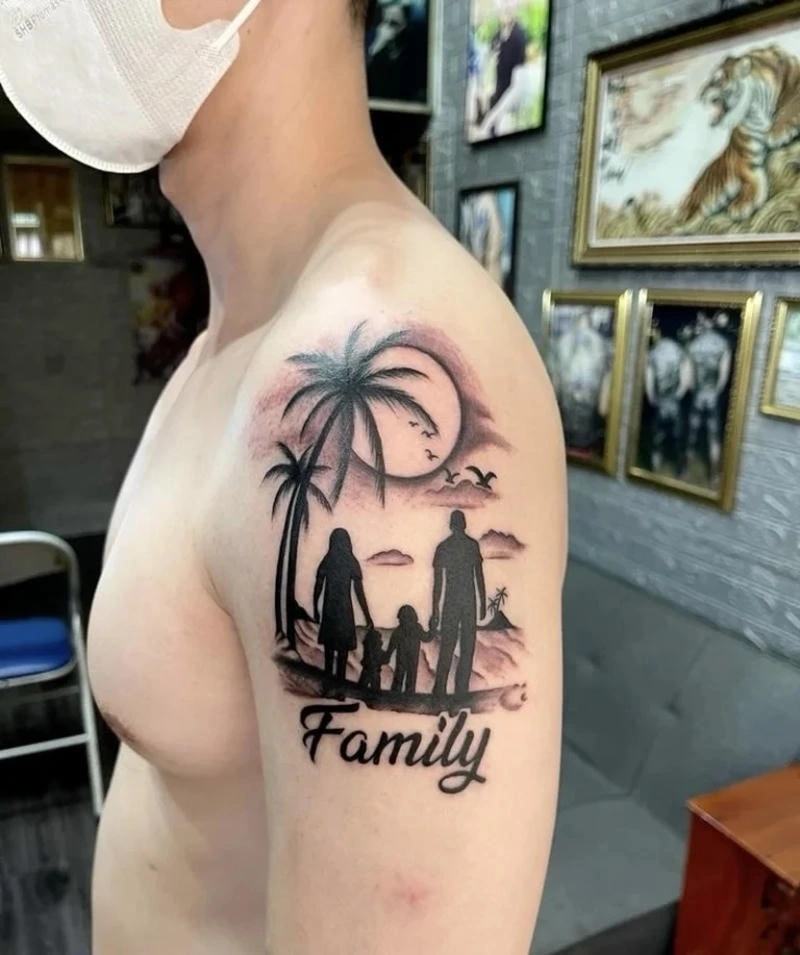 Gợi ý tattoo family dành cho người coi trọng gia đình