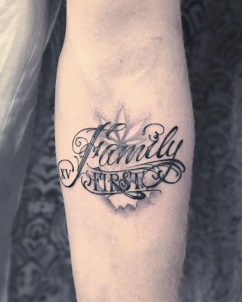 Hình ảnh xăm family phù hợp người yêu gia đình