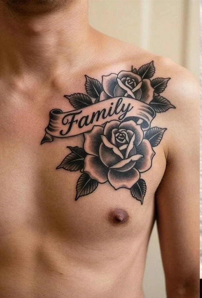 Hình ảnh xăm family trong phong cách tối giản đẹp mắt