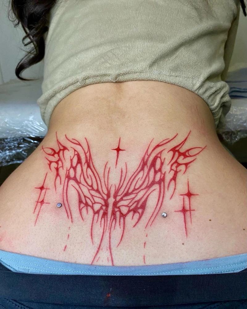 Hình hình xăm succubus với phong cách tattoo ma mị