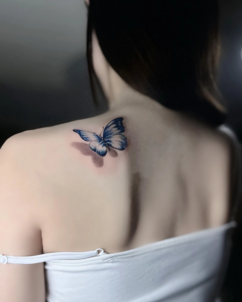 Hình xăm bả vai nữ đẹp cùng họa tiết độc đáo