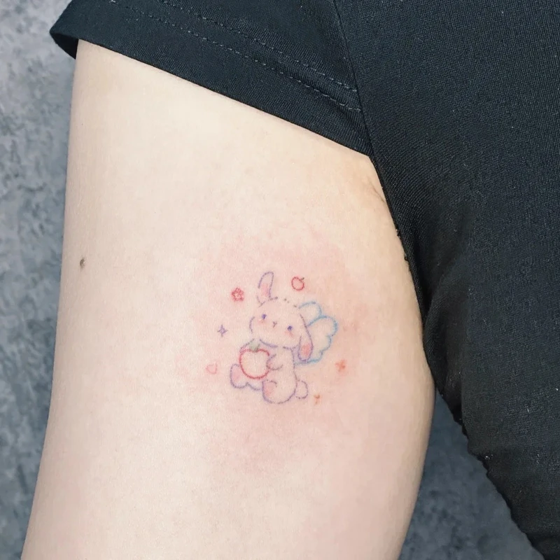 Mẫu hình xăm con thỏ của pinky đẹp nhất