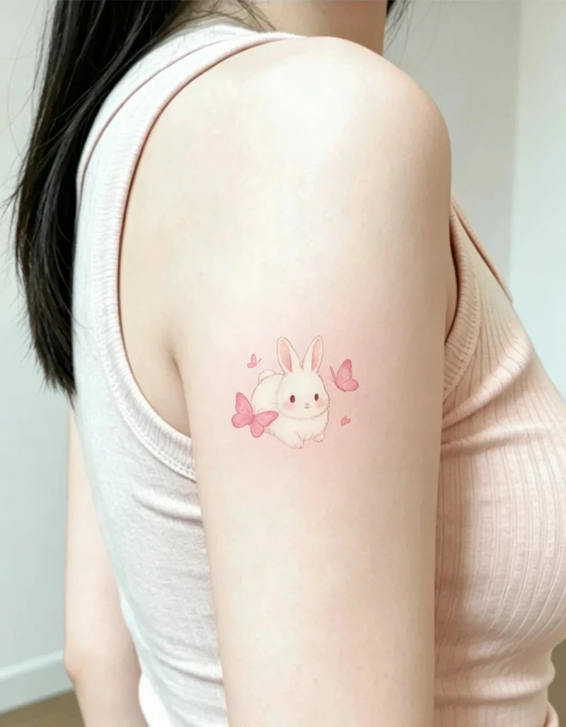 Ý nghĩa hình xăm con thỏ của pinky cá tính