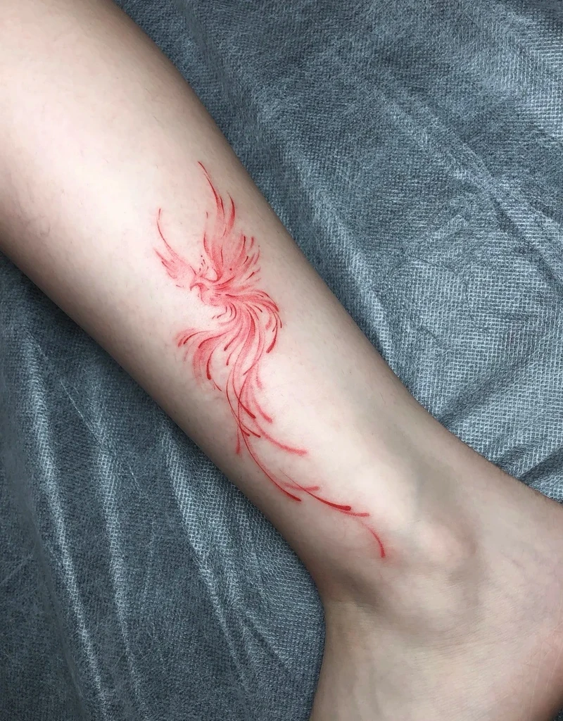 Ý nghĩa hình xăm phượng hoàng lửa cho nữ