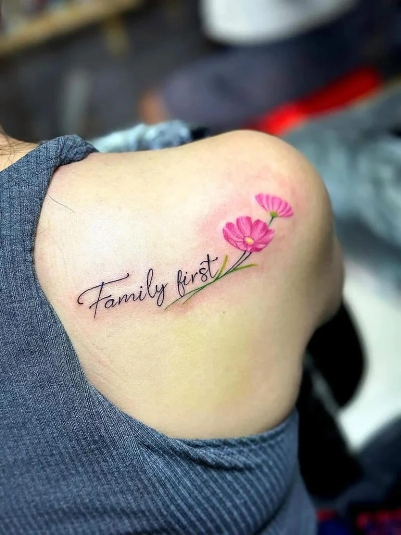 Ý tưởng xăm family đơn giản nhưng đầy ý nghĩa