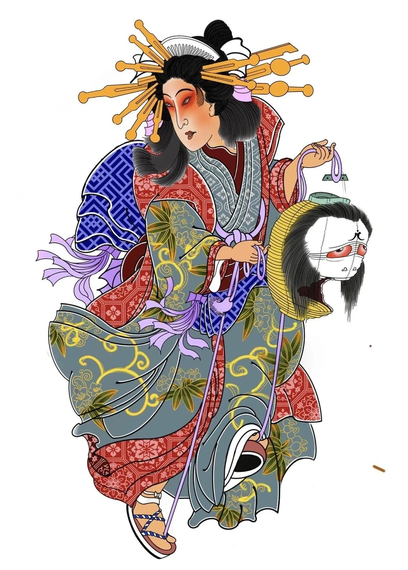 cô gái nhật hình xăm đẹp