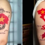 hình xăm bản đồ việt nam thumbnail