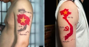 hình xăm bản đồ việt nam thumbnail