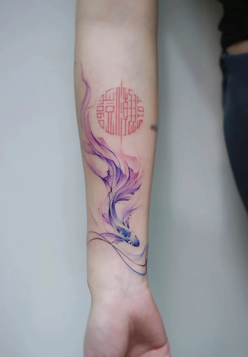hình xăm cổ tay nữ cá tính độc đáo