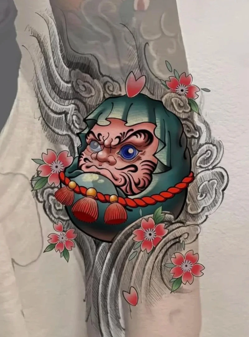 hình xăm kỳ lân nhật cổ độc lạ