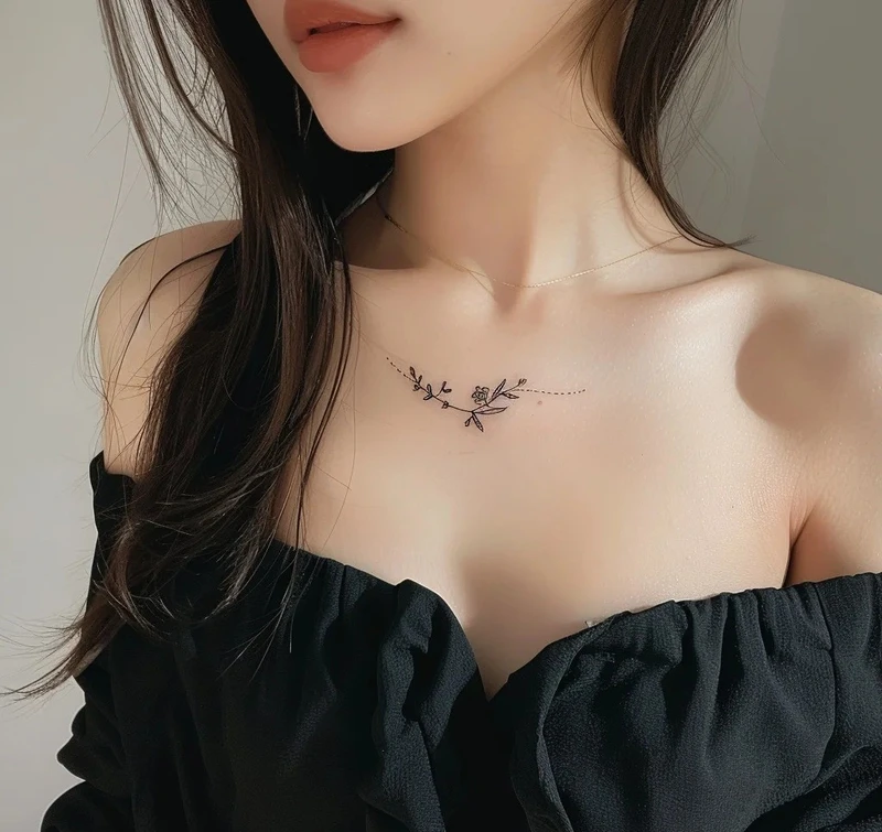 hình xăm quyến rũ cho nữ phong cách nữ tính