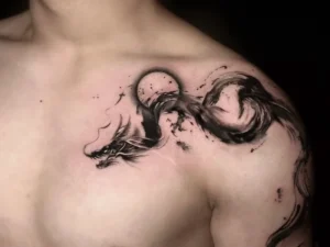 mẫu hình xăm rồng độc đáo cho người cá tính