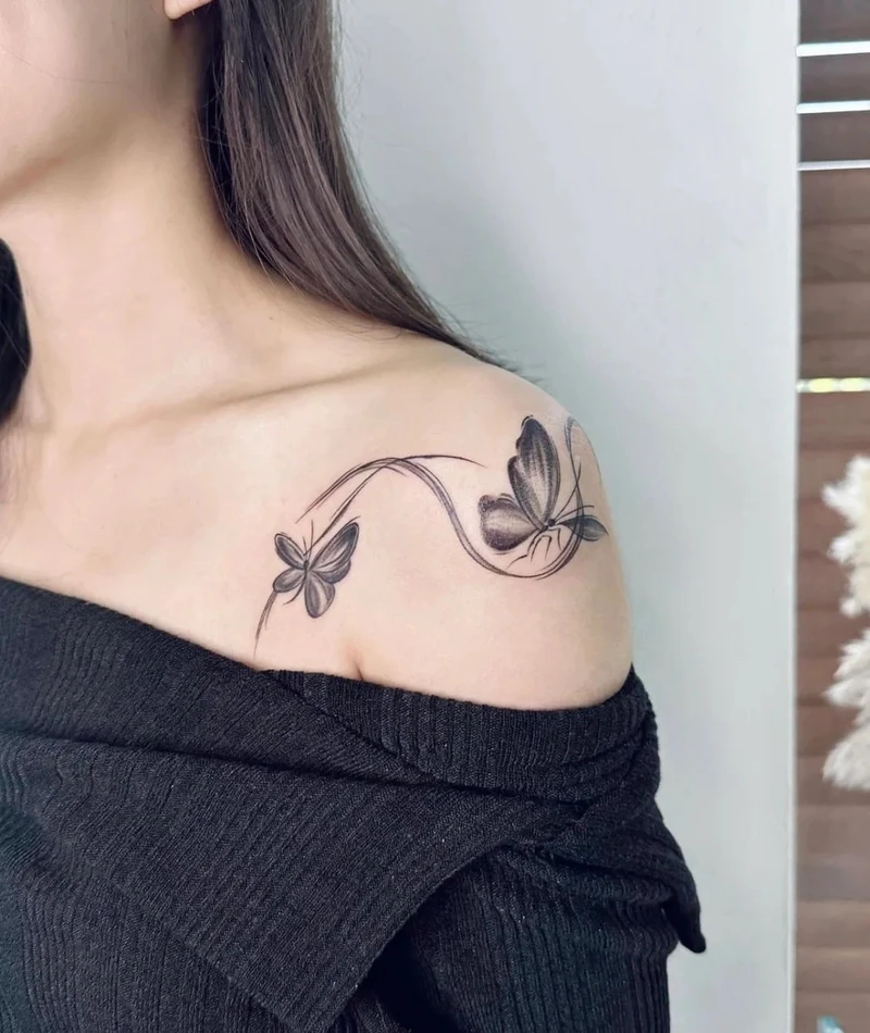 thiết kế mini hình xăm vai nữ đẹp nhất độc quyền