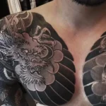 mẫu hình xăm mặt rồng full lưng cực ngầu