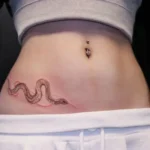 mẫu tattoo hình xăm rắn mini